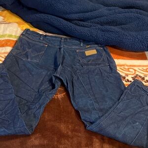 Wrangler Men's Bootcut Jeans - Dark Blue